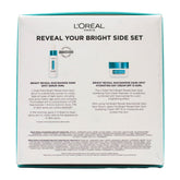 Showcase Back of L'Oréal Paris Reveal Your Bright Side Gift Set